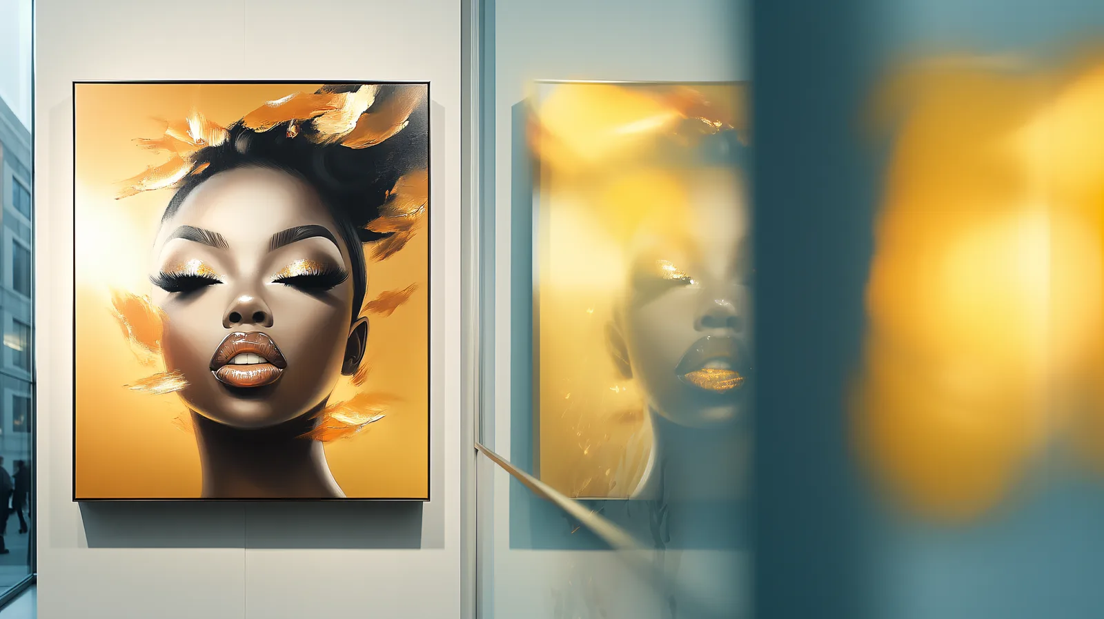 Modern Museum Portrait