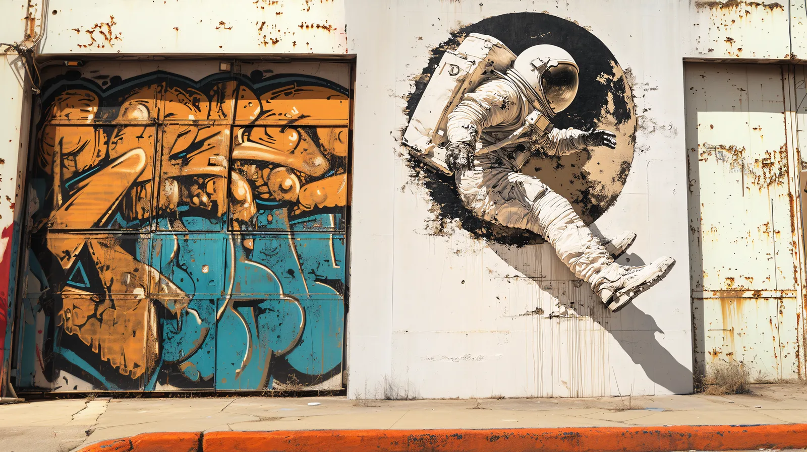 Wall Astronaut 01