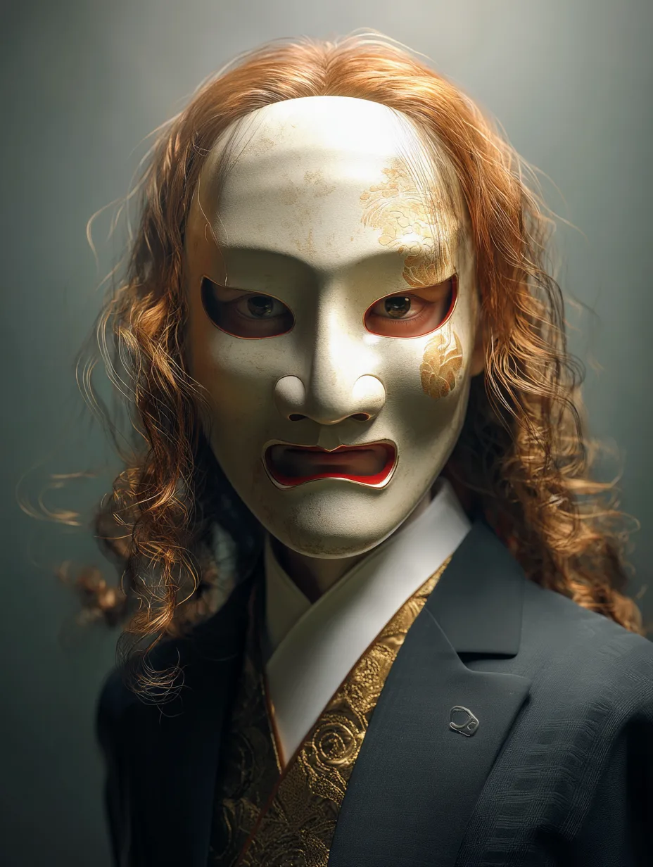 Noh Ko-omote mask 3