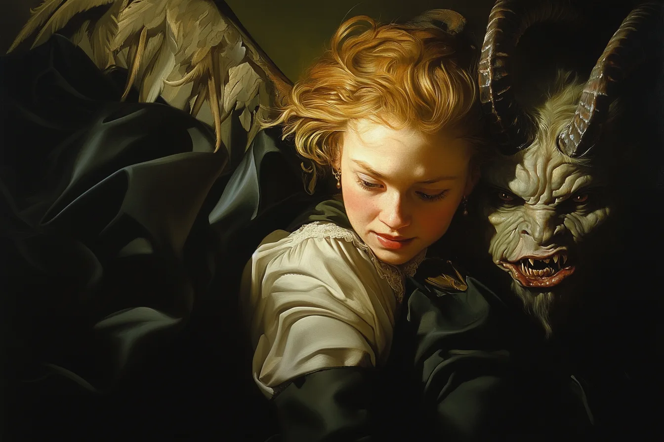 Oil painting in the Renaissance style