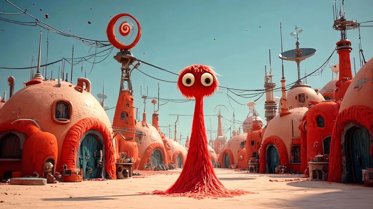 Red Visitor