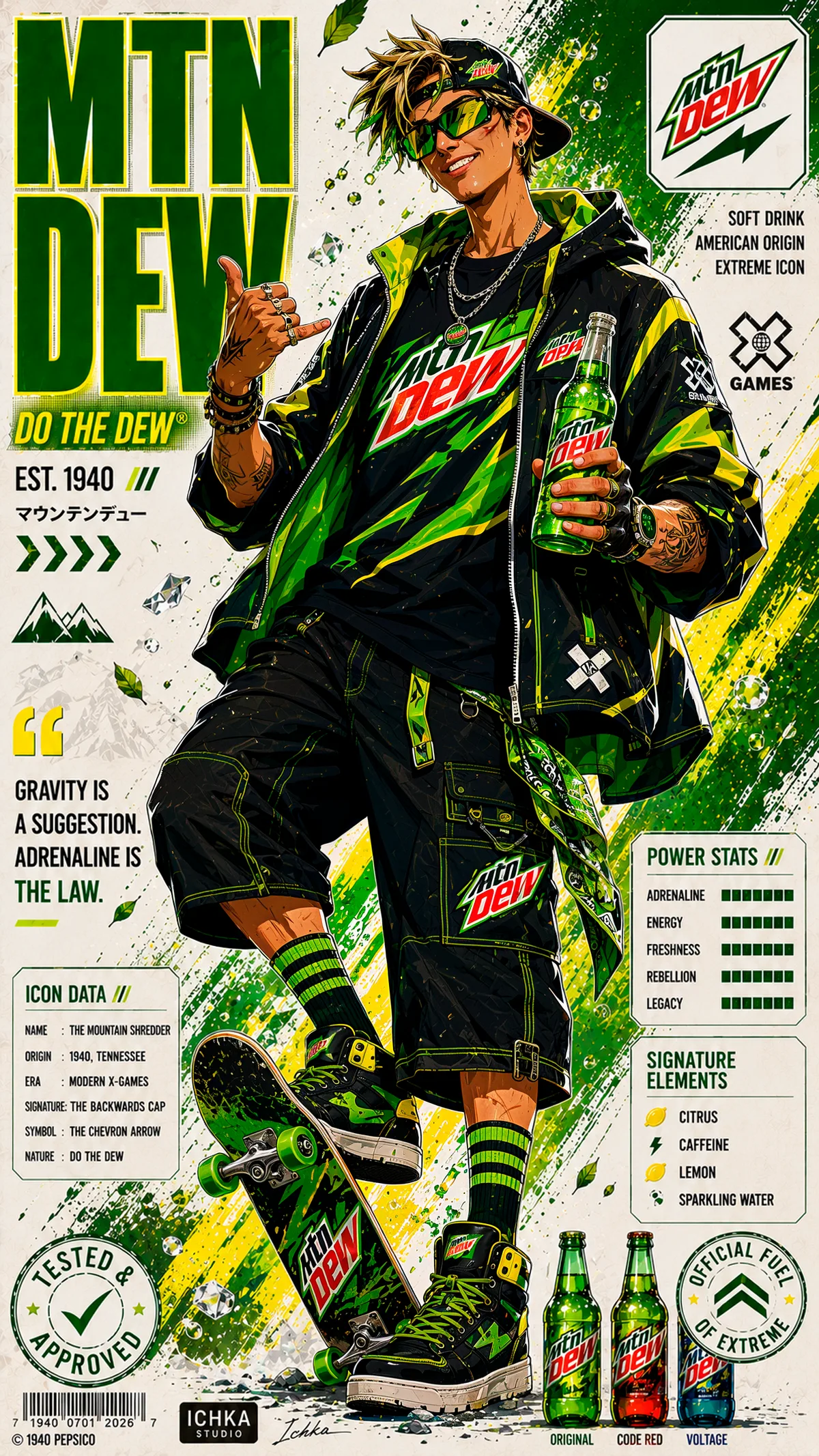 Mtn dew Pop-Icon