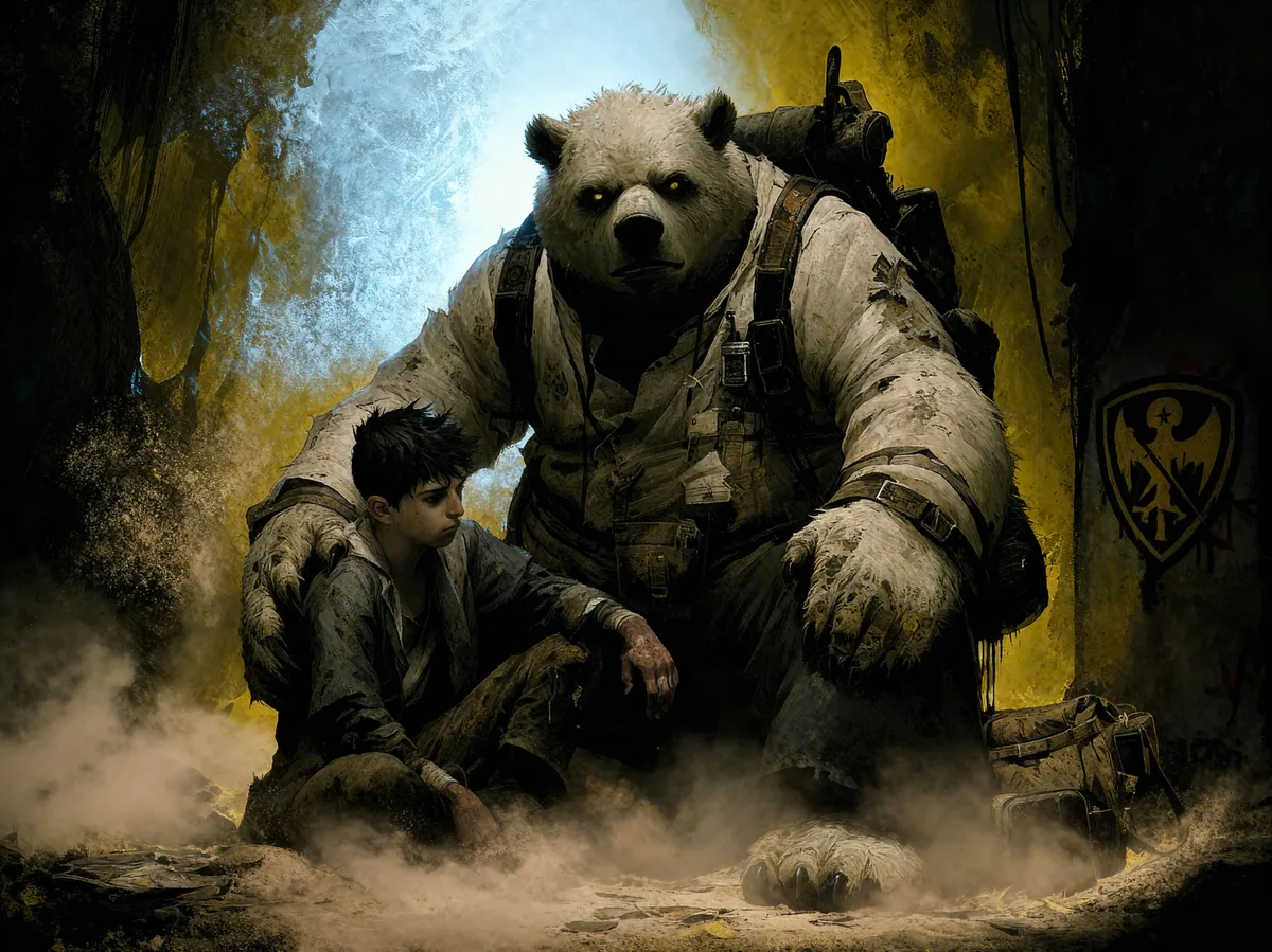 A Bear And The Young Man 2